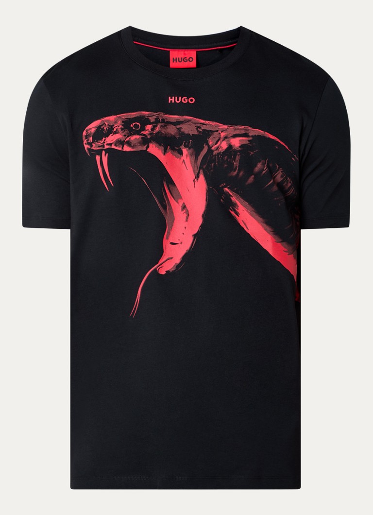 HUGO BOSS Dikobra marškinėliai su spauda