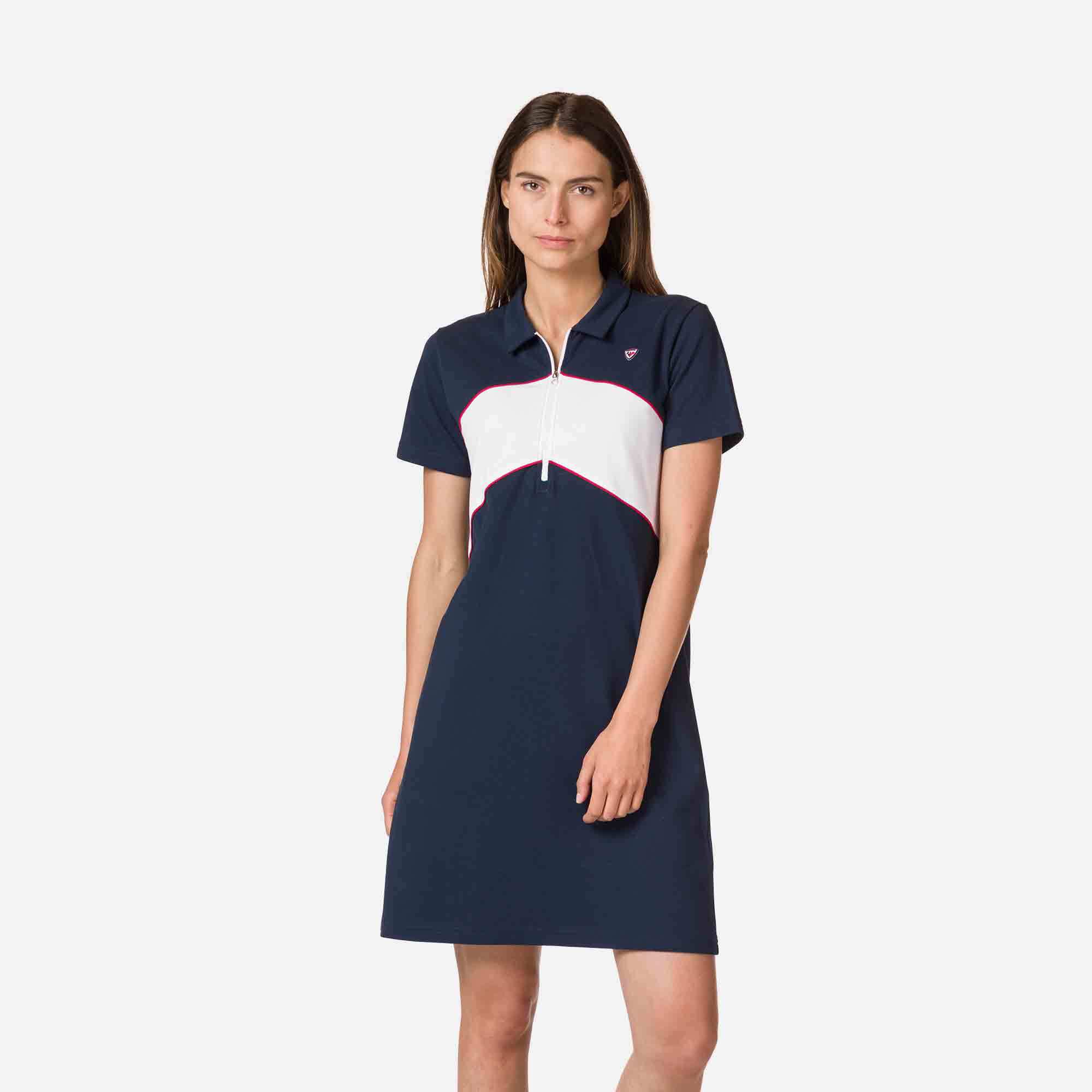 Robe polo femme en coupe ample