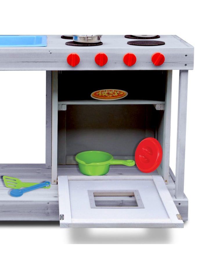 Coemo Outdoor Matschküche Noah mit Kreidetafel in Grau günstig kaufen onesize