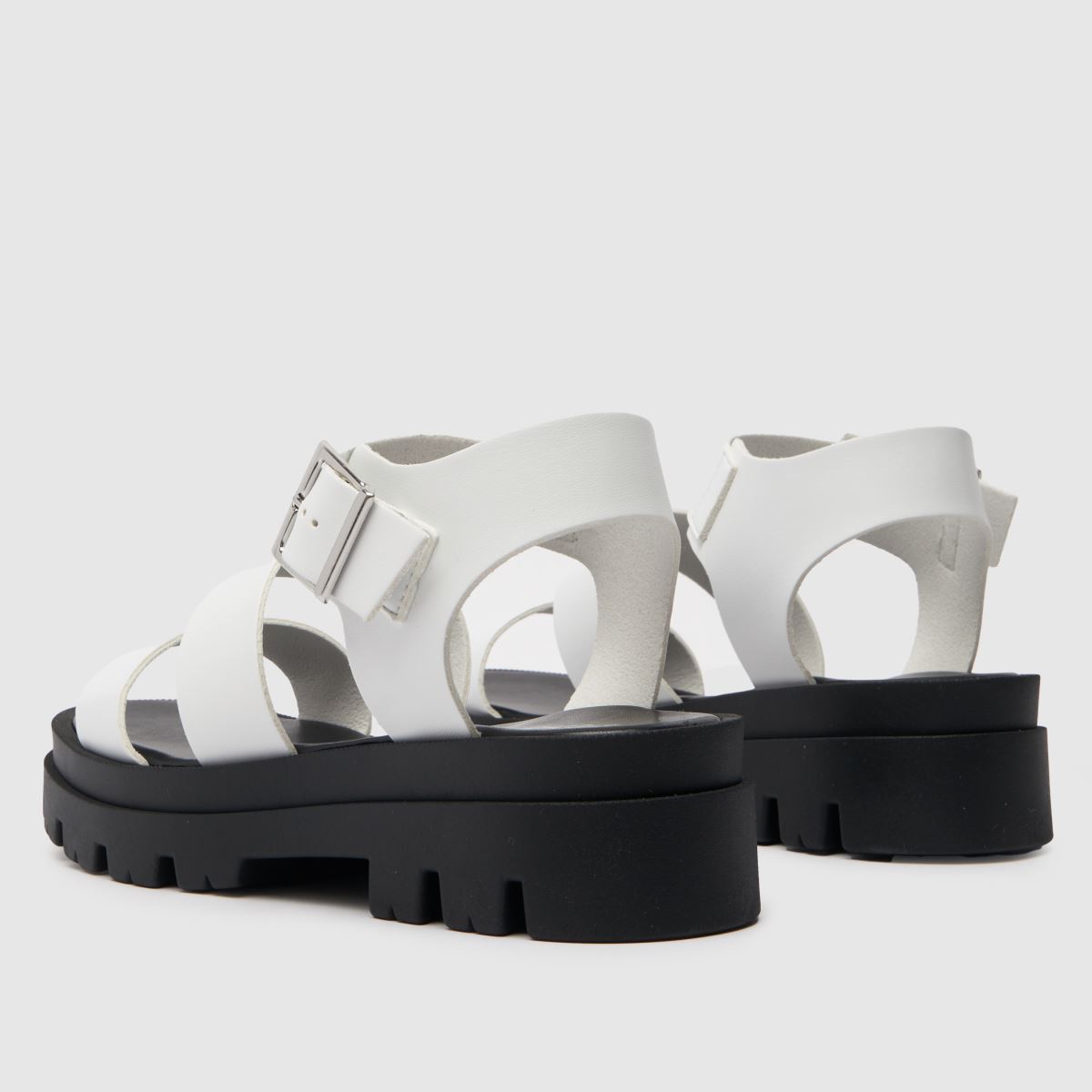 Schuh Tate vastag szandálok fehér színben