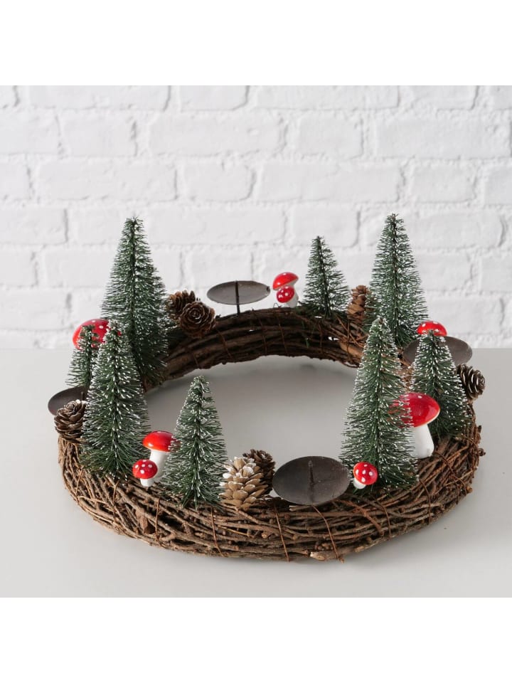 Boltze Adventskranz in mehrfarben günstig kaufen onesize