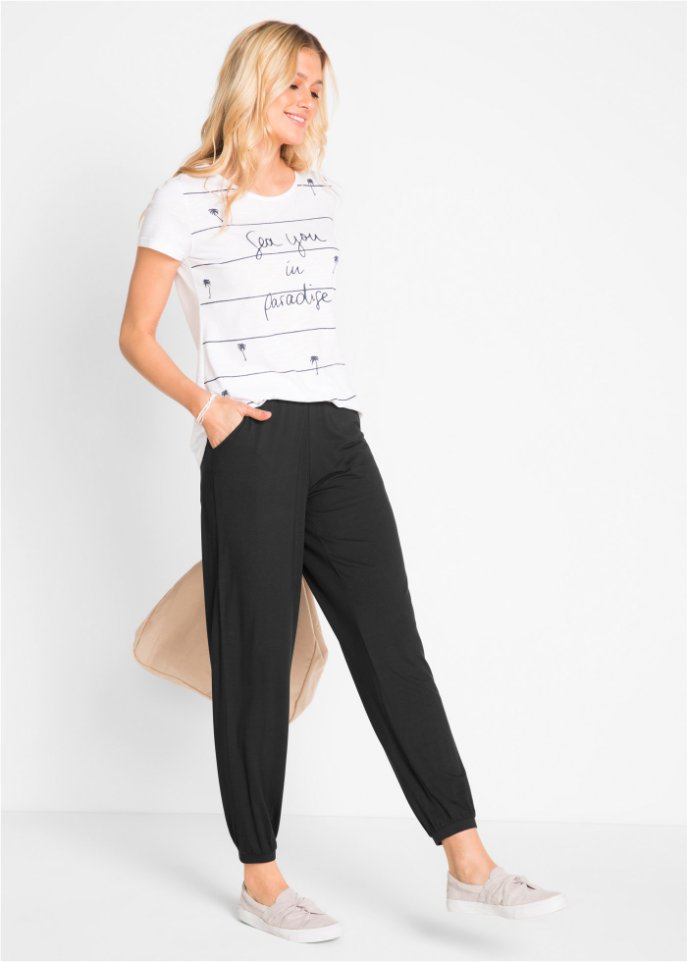 Shirthose mit Eingriffstaschen, Loose-Fit