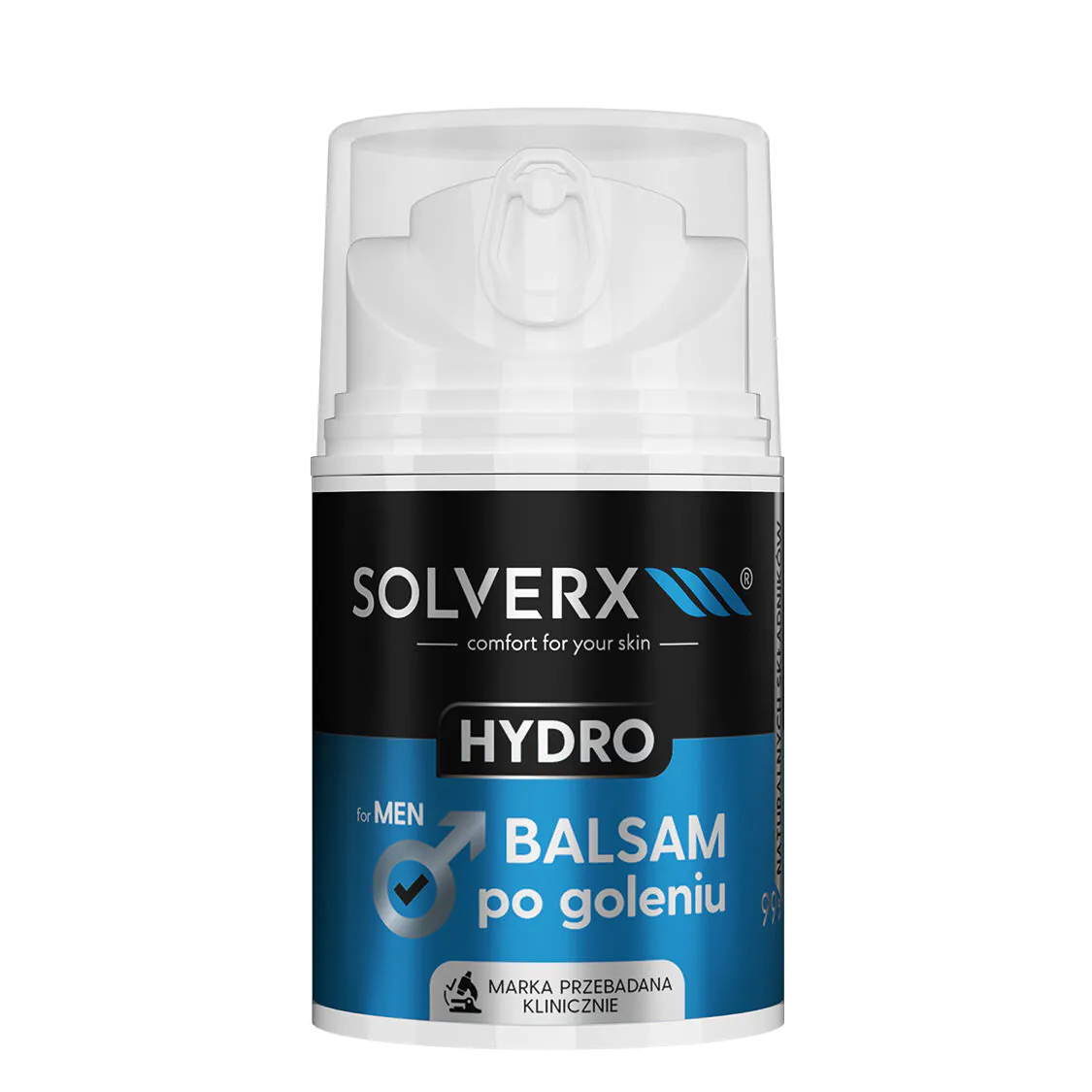 „Solverx Hydro Men“ balzamas po skutimosi