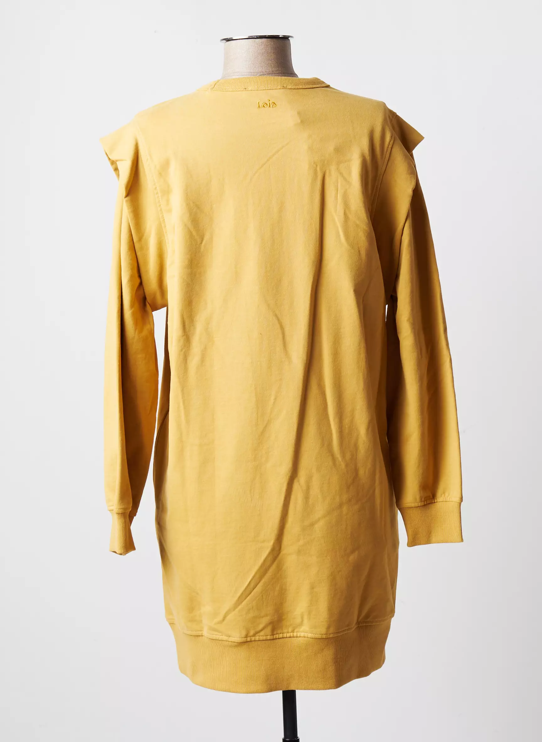 Lois Robes Courtes Femme couleur jaune