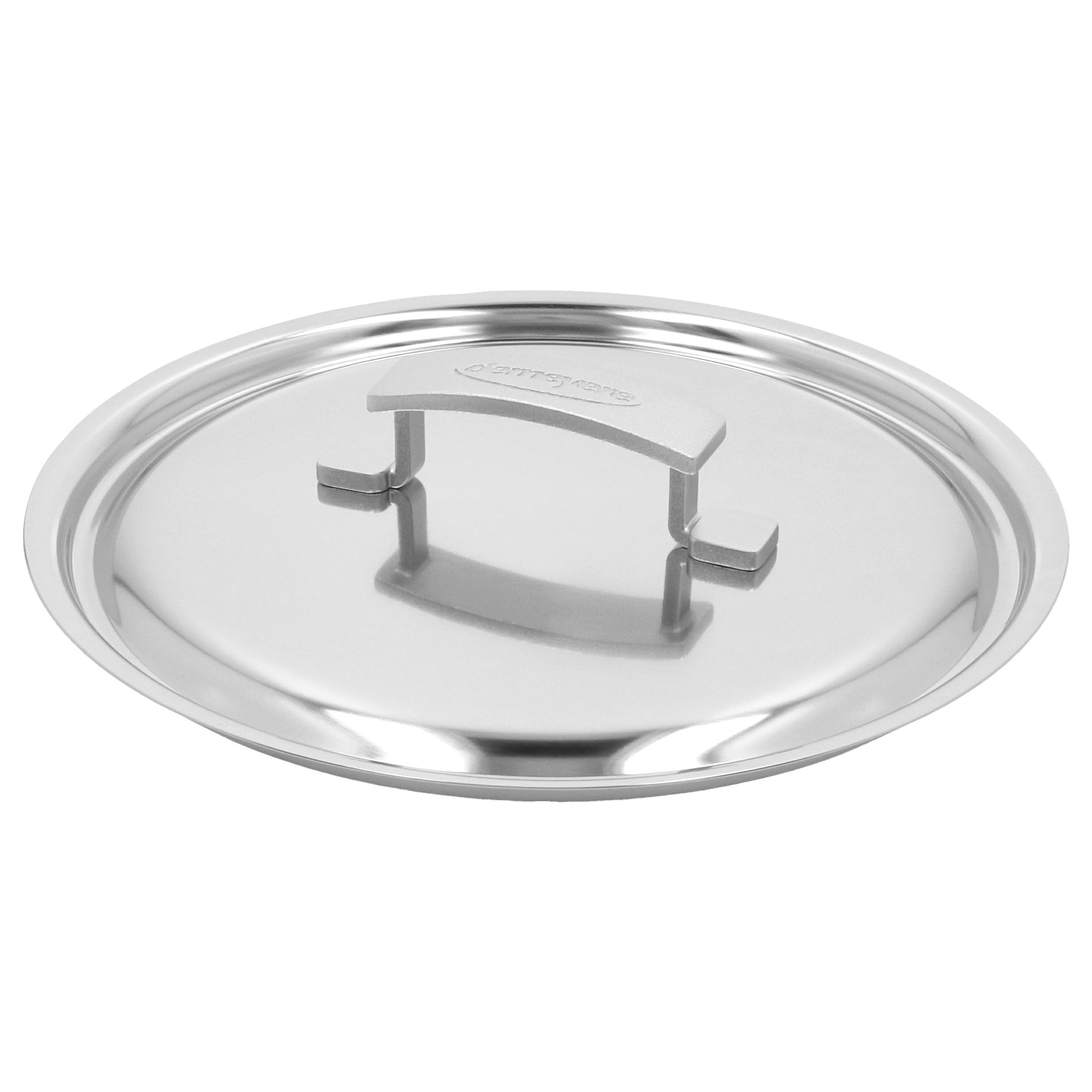 Bratentopf mit Deckel 24 cm, 18/10 Edelstahl