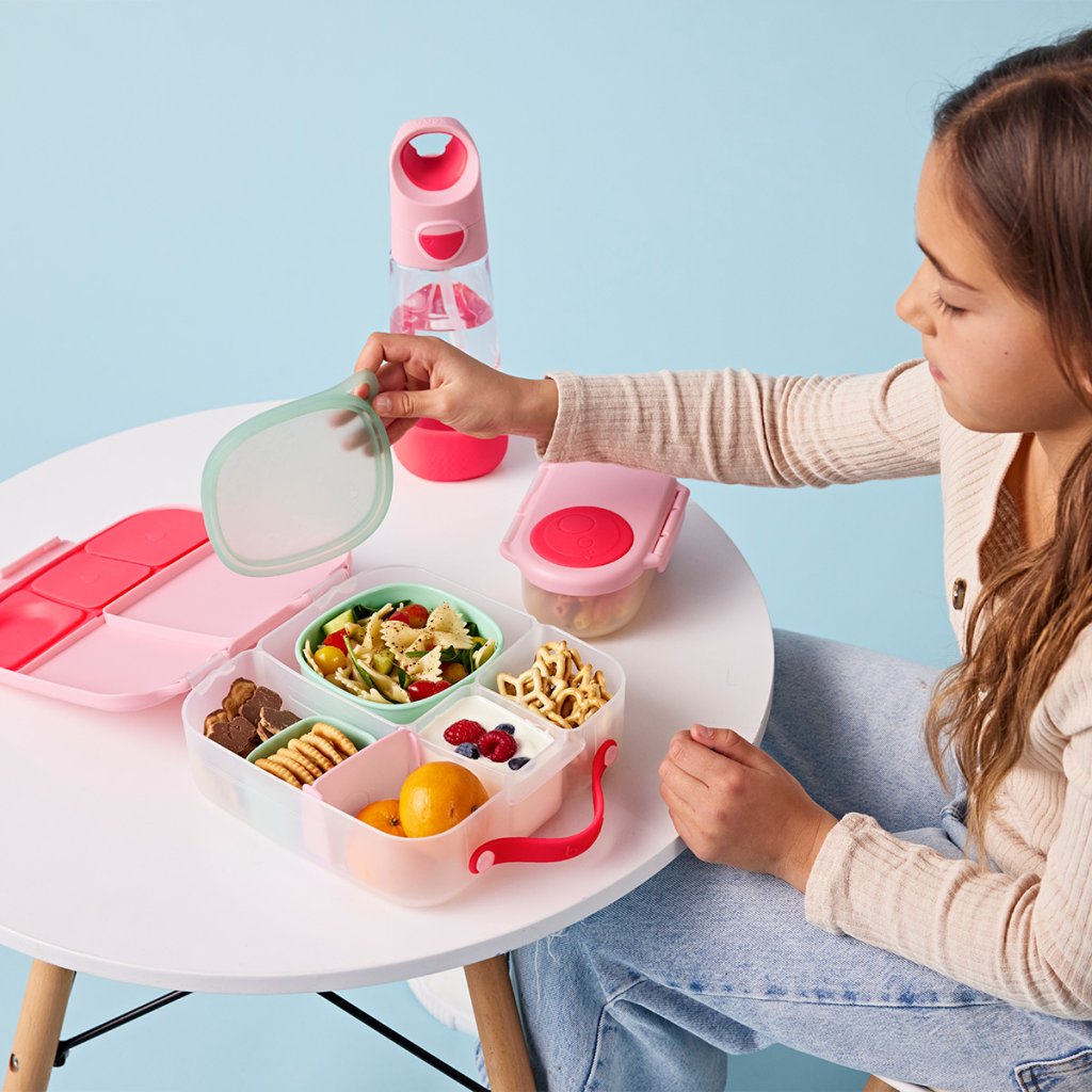 b.box Lunchbox groß – Flamingo Fizz