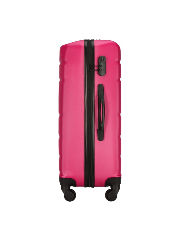 Wittchen 3tlg. Koffer Set Globe line Collection in Pink günstig kaufen onesize
