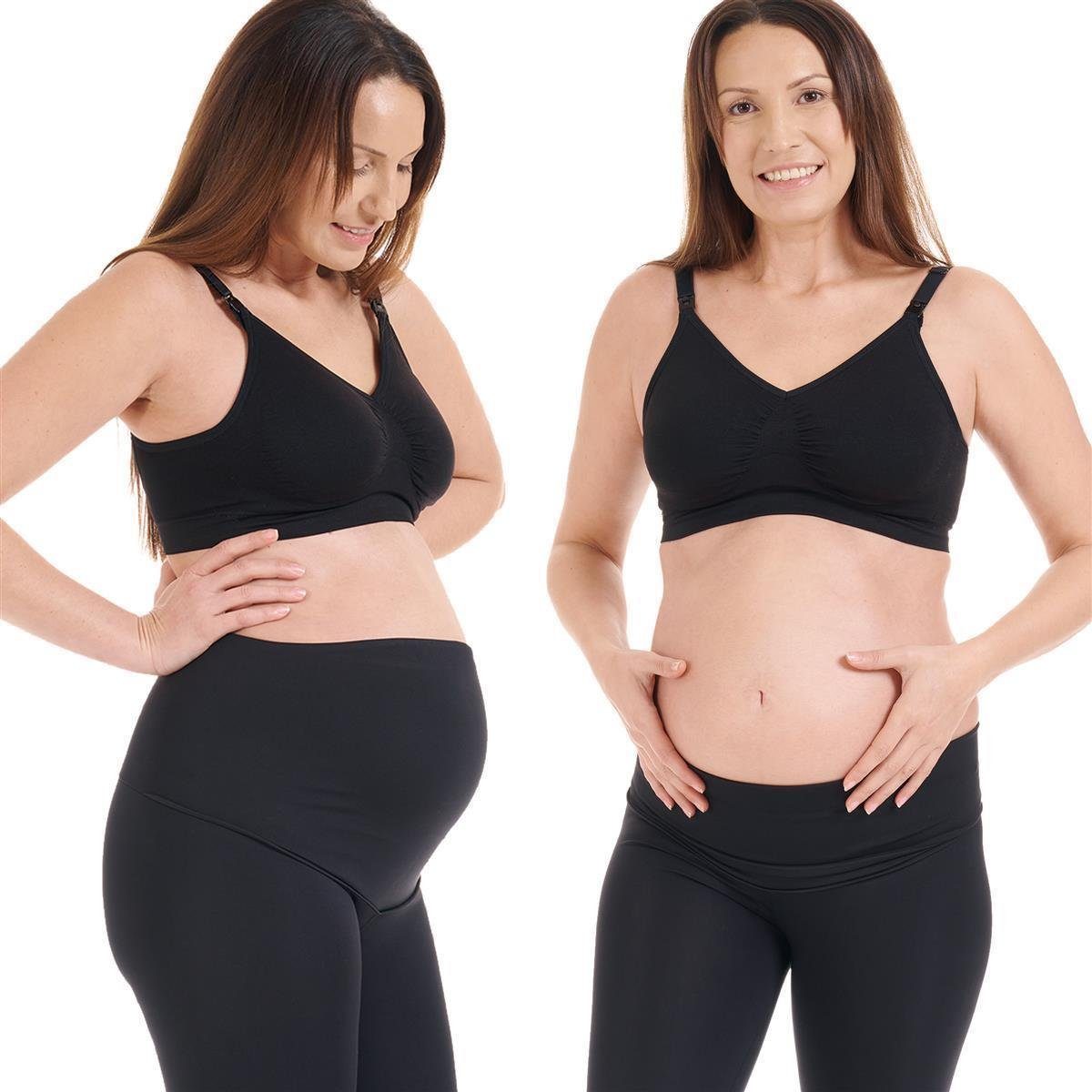 Herzmutter Umstandsleggings Umstands-Sport-Leggings - Yogahose für Schwangere (1-tlg)