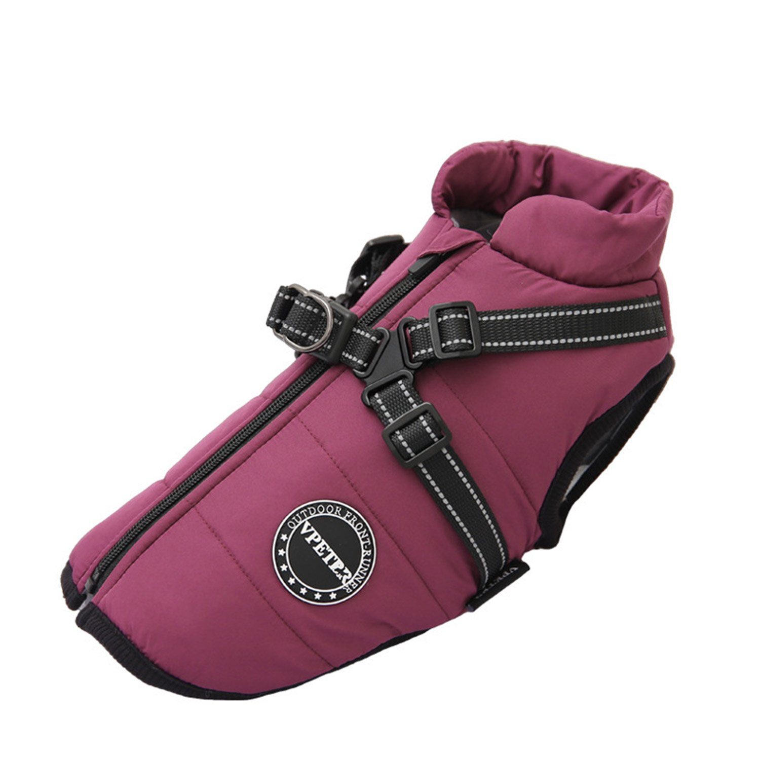 TOPMELON Hundejacke Wasserdichter Hundewintermantel, warme Hundejacke
