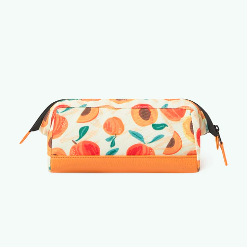 Orange school pencil case Rue Garret