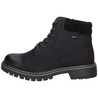 Relife Schnürstiefelette in schwarz