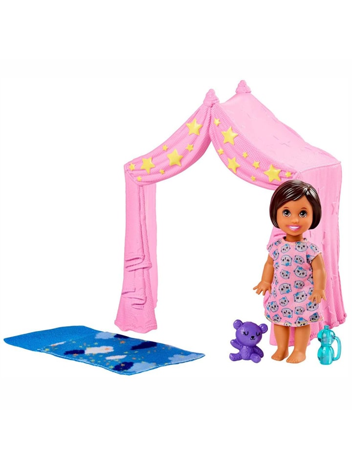Barbie Skipper Babysitter | Puppe mit Zelt und Schlafsack | Barbie | Mattel günstig kaufen onesize