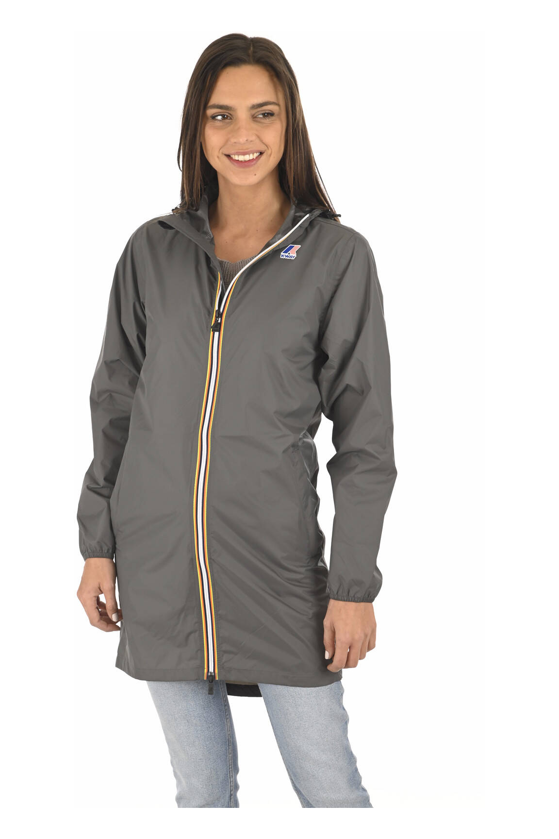 K Way Impermeables Trenchs Unisexe couleur gris