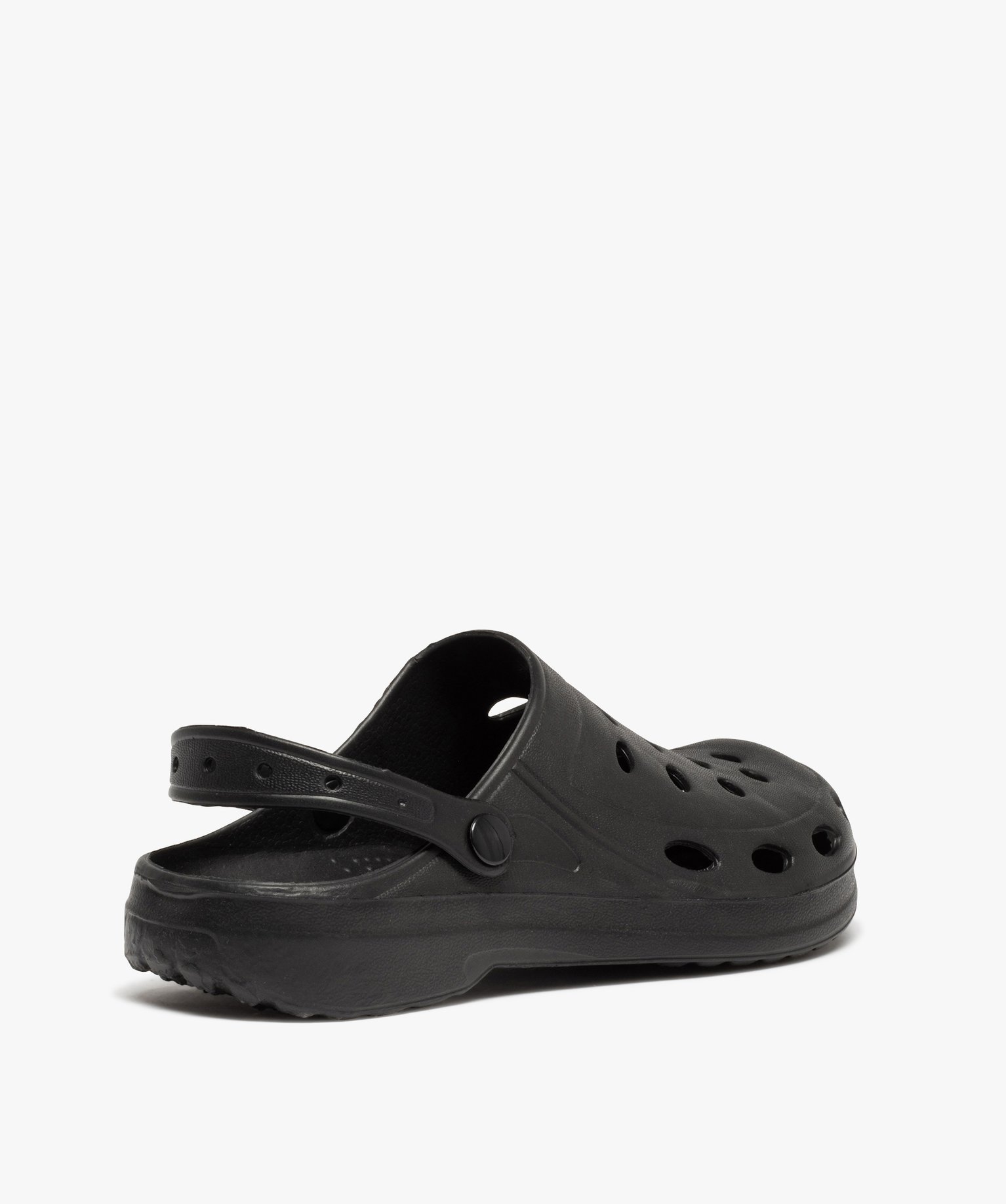 Sabots souples homme dessus uni perforé noir | GEMO