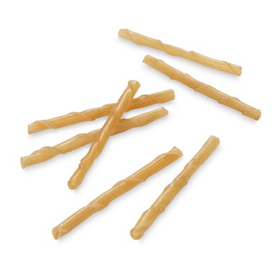 Barkoo Kaurollen gedreht (Rinderhaut) ca. 12,5 cm, Ø 5 mm