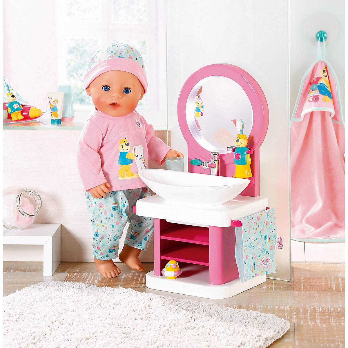 BABY born® Bad Zahnpflege-Set mit Waschtisch