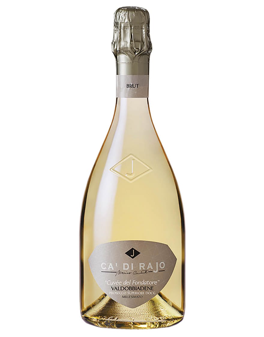 Valdobbiadene Prosecco Superiore Brut DOCG Cuvée del Fondatore 2022 Ca' di Rajo 0,75 ℓ