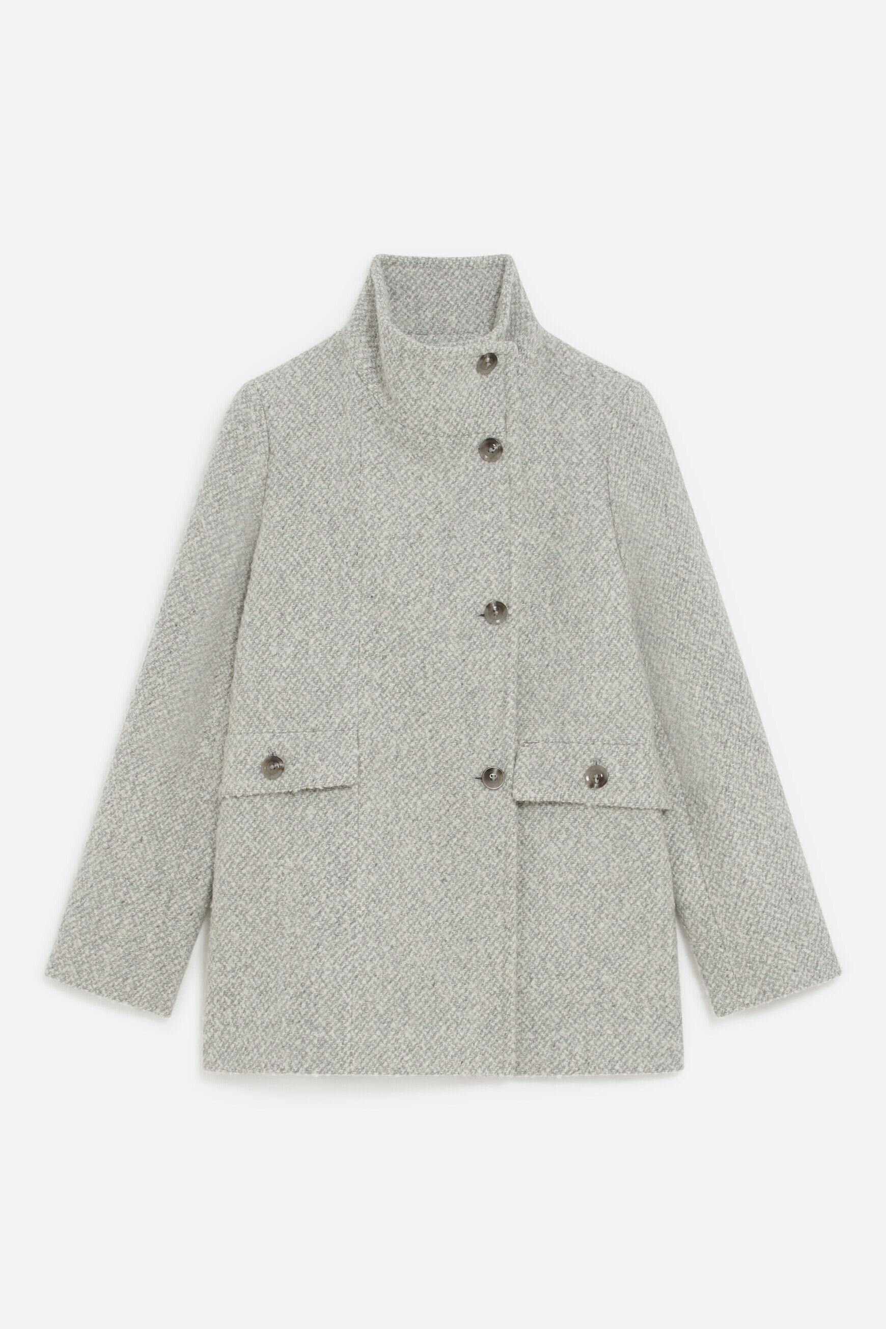 Manteau gaston gris clair femme