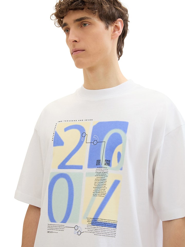 Tom Tailor Shirt in Weiß günstig kaufen