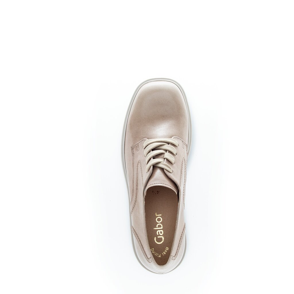 Gabor fashion Schnürschuh beige