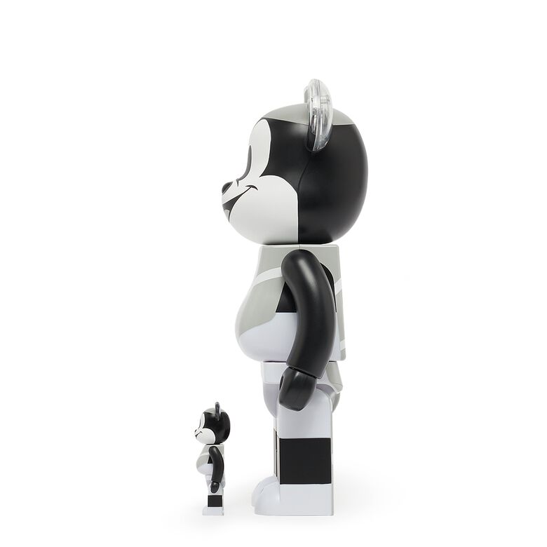 Medicom Bearbrick Hat und Poncho Mickey Mouse 100%&400% multicolor