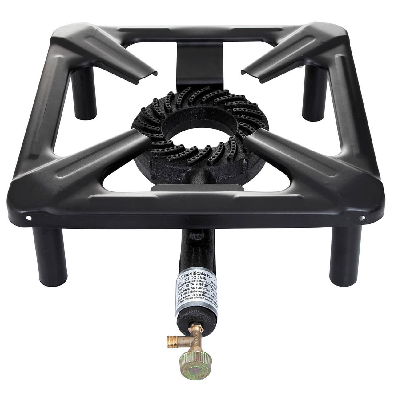 Allgrill Hockerkocher höhenverstellbar 40x40 cm ohne Zündsicherung