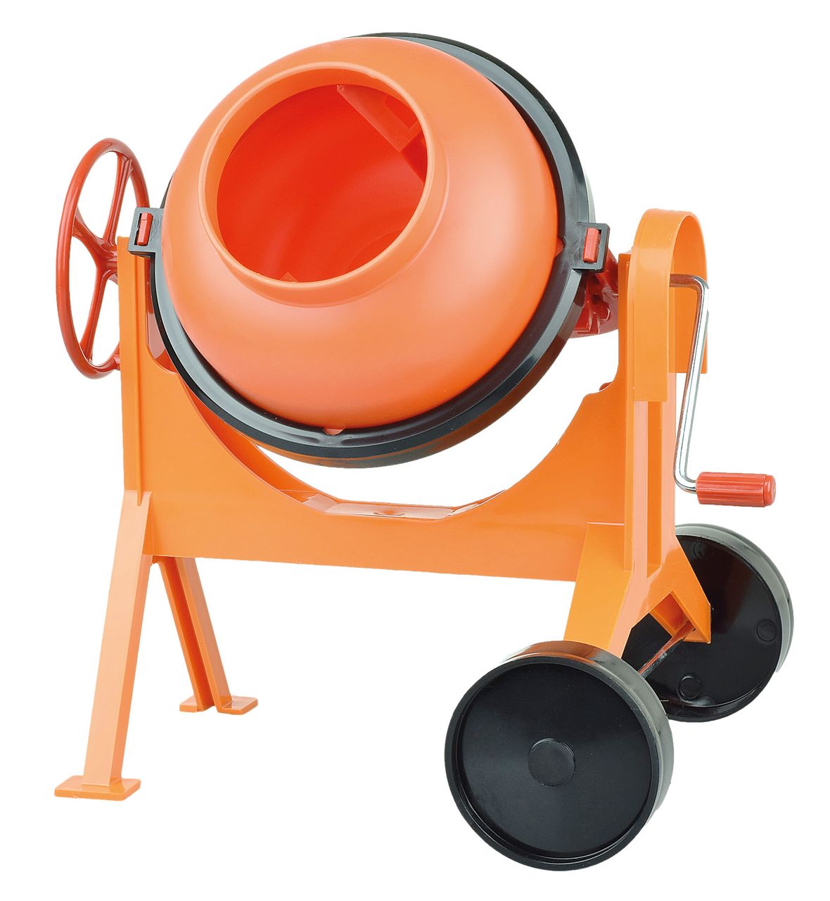 LENA Betonmischer, orange, Braunkarton