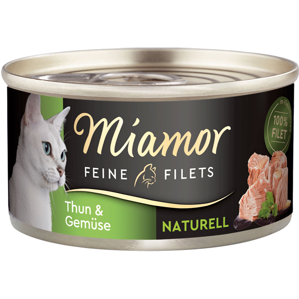 Miamor Feine Filets Naturell Thunfisch & Gemüse
