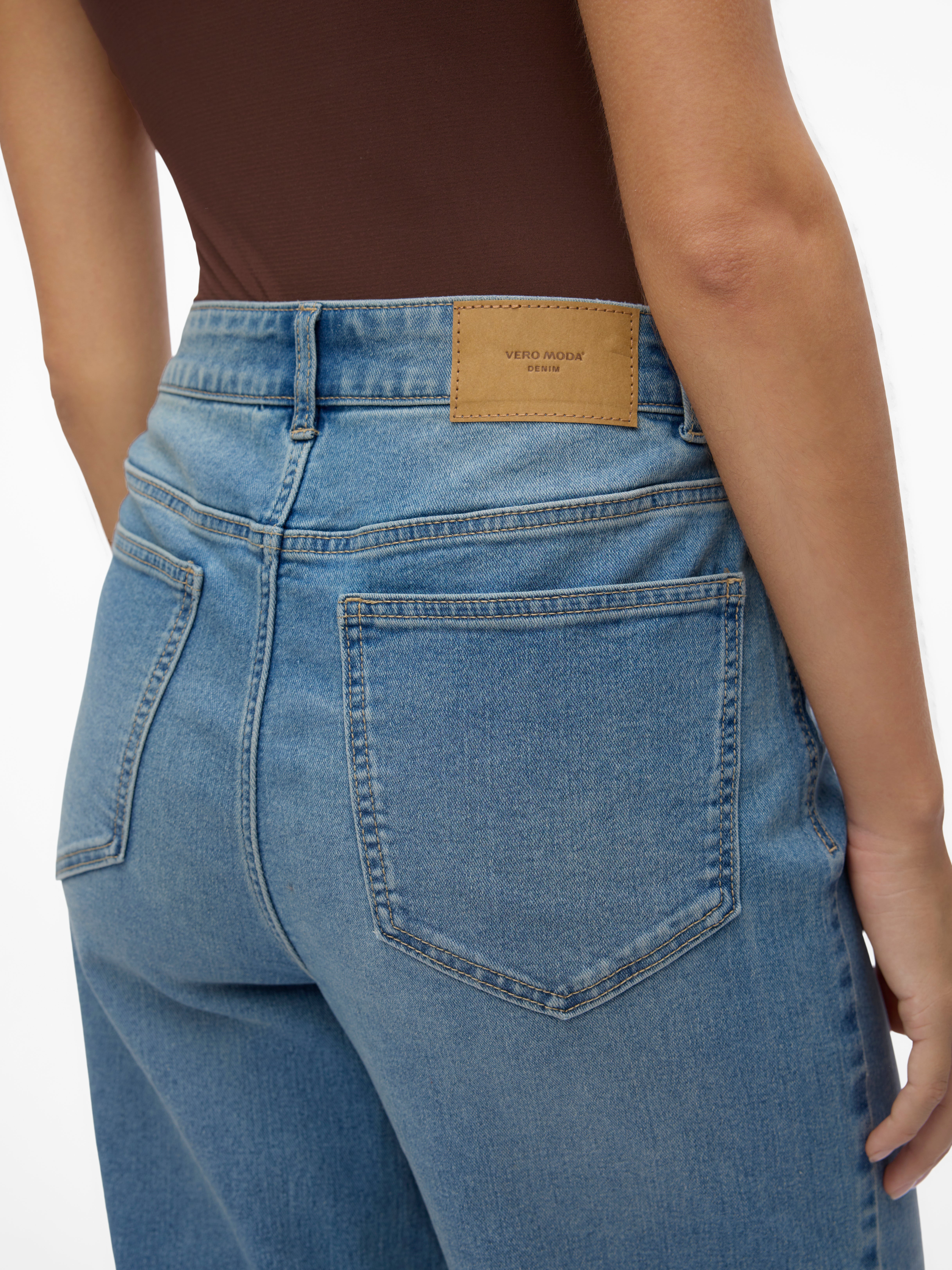 VMKATHY Hohe Taille Locker geschnitten Jeans