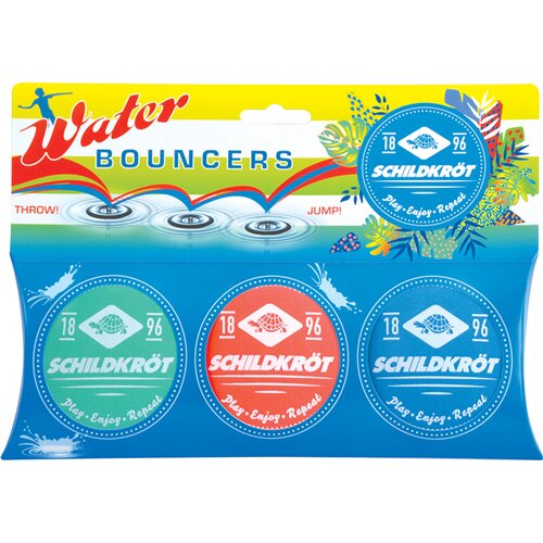 SCHILDKRÖT NEOPREN WATER BOUNCERS, DREI SILIKONGEFÜLLTE NEOPRENKISSEN DIE AUF DER WASSERO