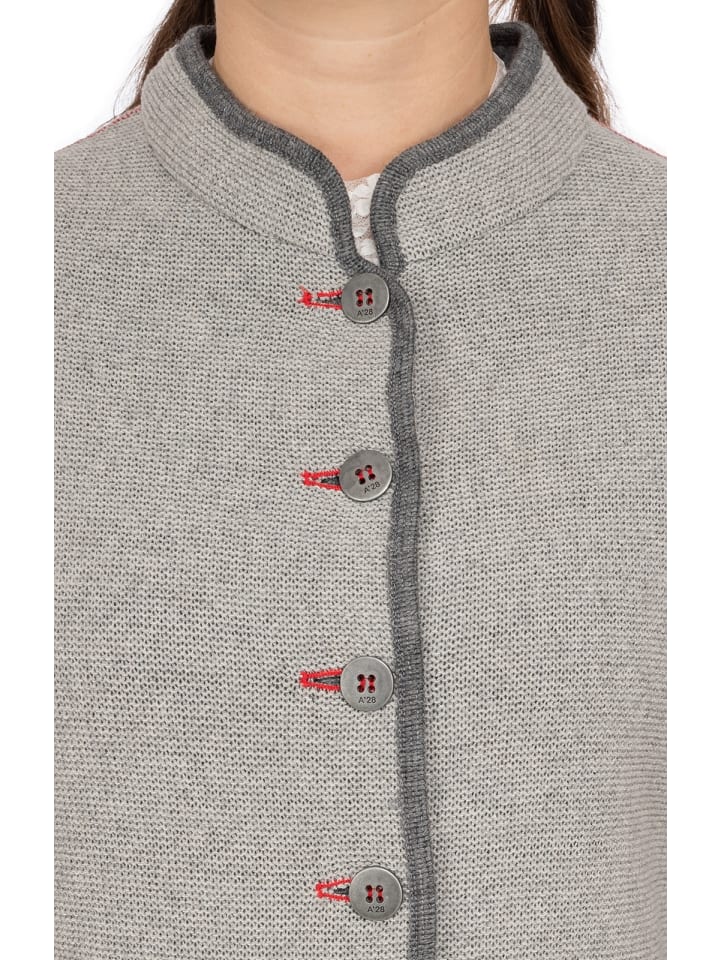 Almgwand Strickjacke STANSKOGEL in grau günstig kaufen