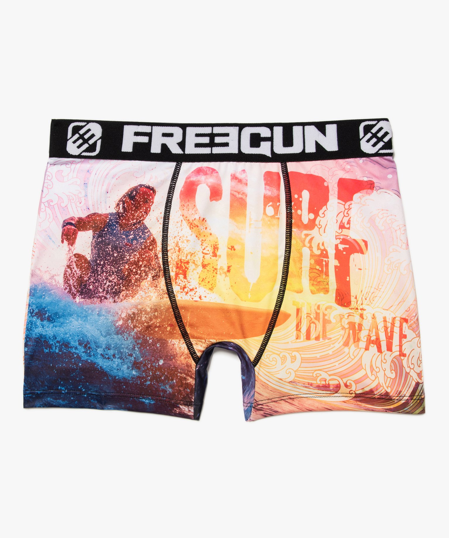 Boxer homme à motif surf et couleurs coucher de soleil - Fr... divers | GEMO