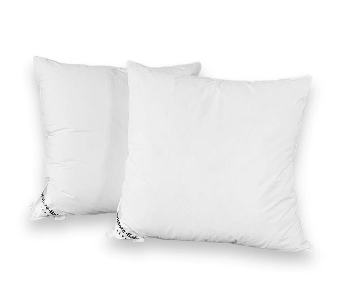 Gänsefederkopfkissen Kissen 80x80cm 1500g 2er Set, Dedstore-Baby, Füllung: Gänsedaunen, Gänsefedern, Bauchschläfer, Rückenschläfer, Seitenschläfer, 2er Set, Set Preis, 2 Stück Komplett Set Preis, Allergiker geeignet