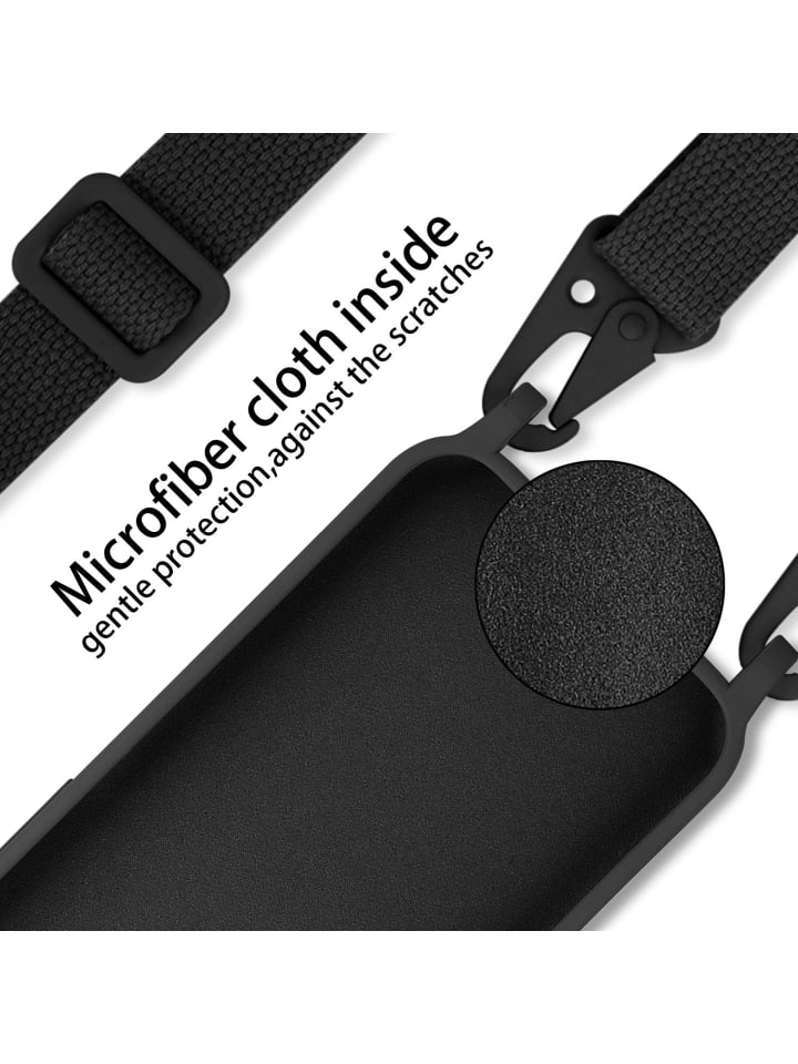 cadorabo Handykette für Apple iPhone 14 PRO Hülle in LIQUID SCHWARZ günstig kaufen onesize
