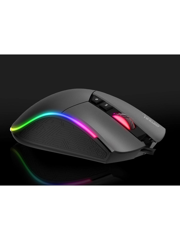 Inca INCA IMG-GT19 RGB 7D Makro-Tasten Profiosonelle Gaming-Maus schwarz in schwarz günstig kaufen onesize