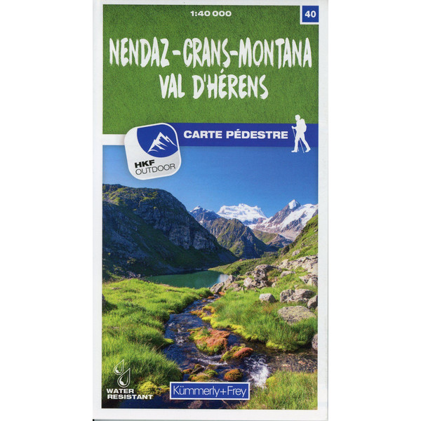 NENDAZ - CRANS-MONTANA VAL D' HÉRENS 40 WANDERKARTE 1:40 000