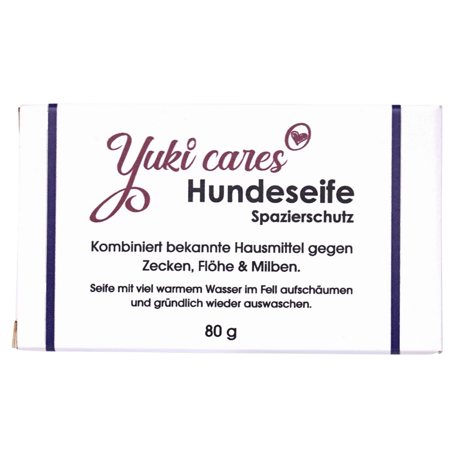 Yuki Cares Fellpflege Yuki Cares Hundeseife Spazierschutz 80g
