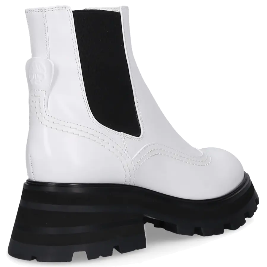 Alexander McQueen - Chelsea Boots WANDER Kalbsleder - weiß