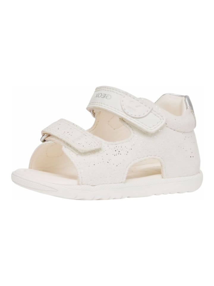 Geox Halbschuhe in Weiß/Silber günstig kaufen