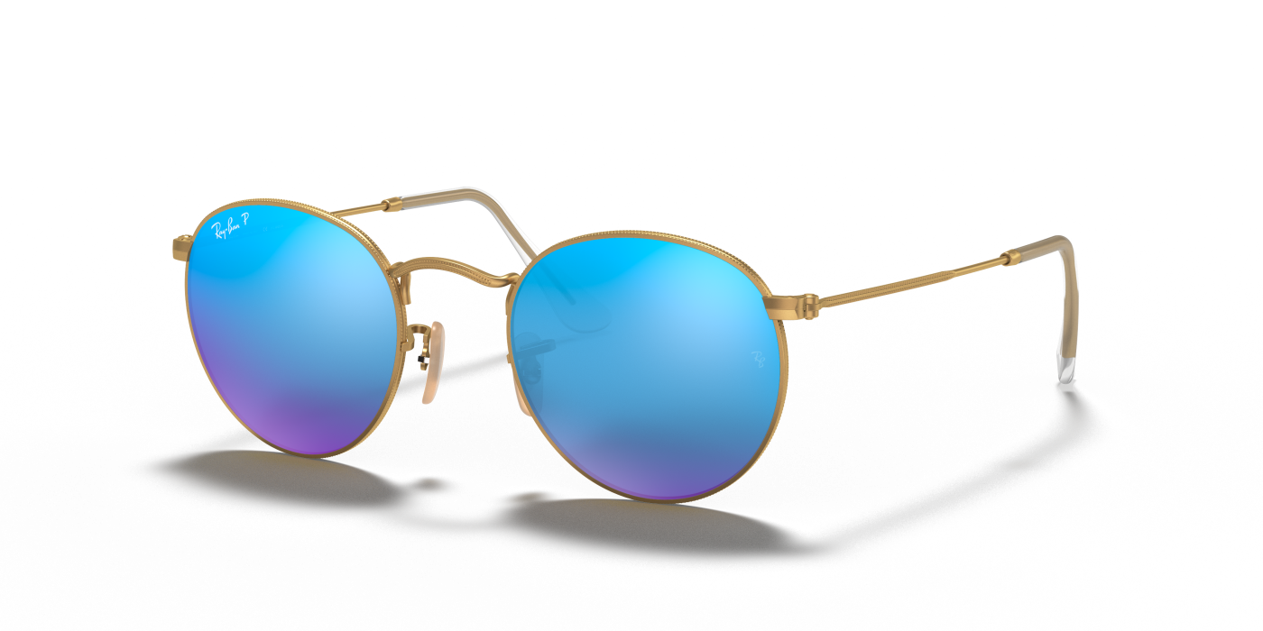 LENTILE ROTUNDE CU BLOC - Opaco Oro Blu