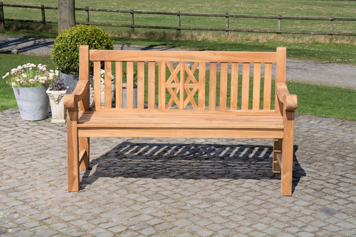CLP Gartenbank Teakbank Florida, Garten Bank aus Teak-Holz