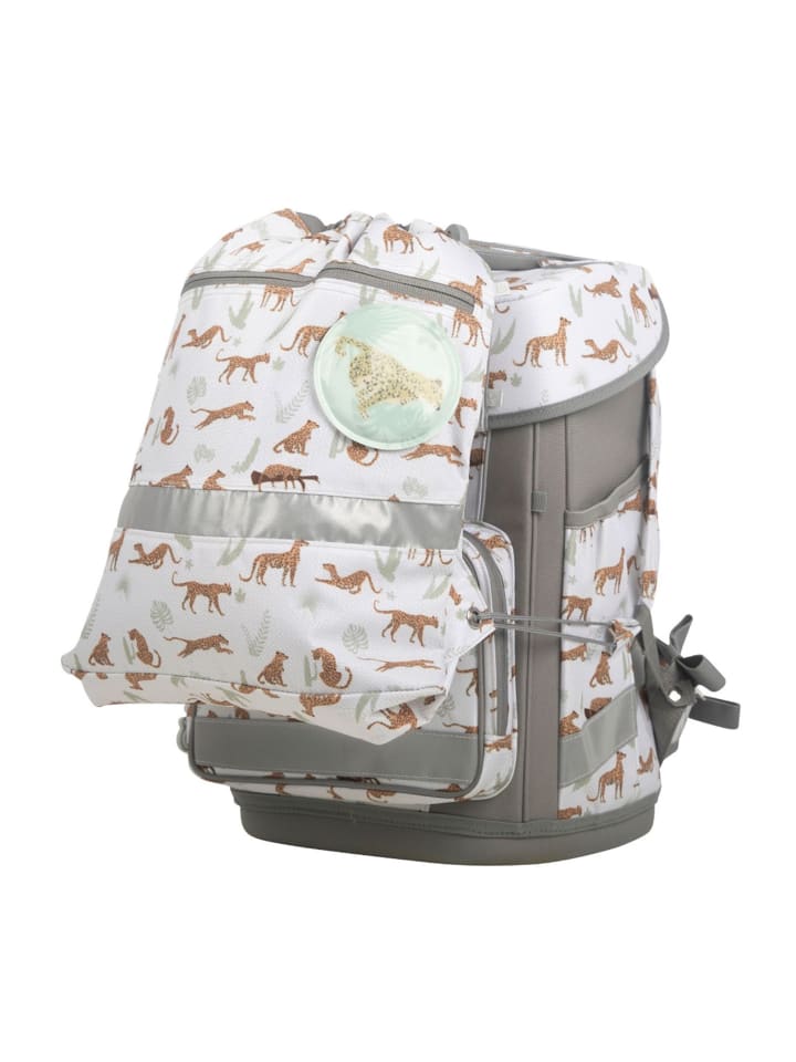 SCHOOL-MOOD Champion Maxx Schulranzen-Set in Leopard günstig kaufen onesize