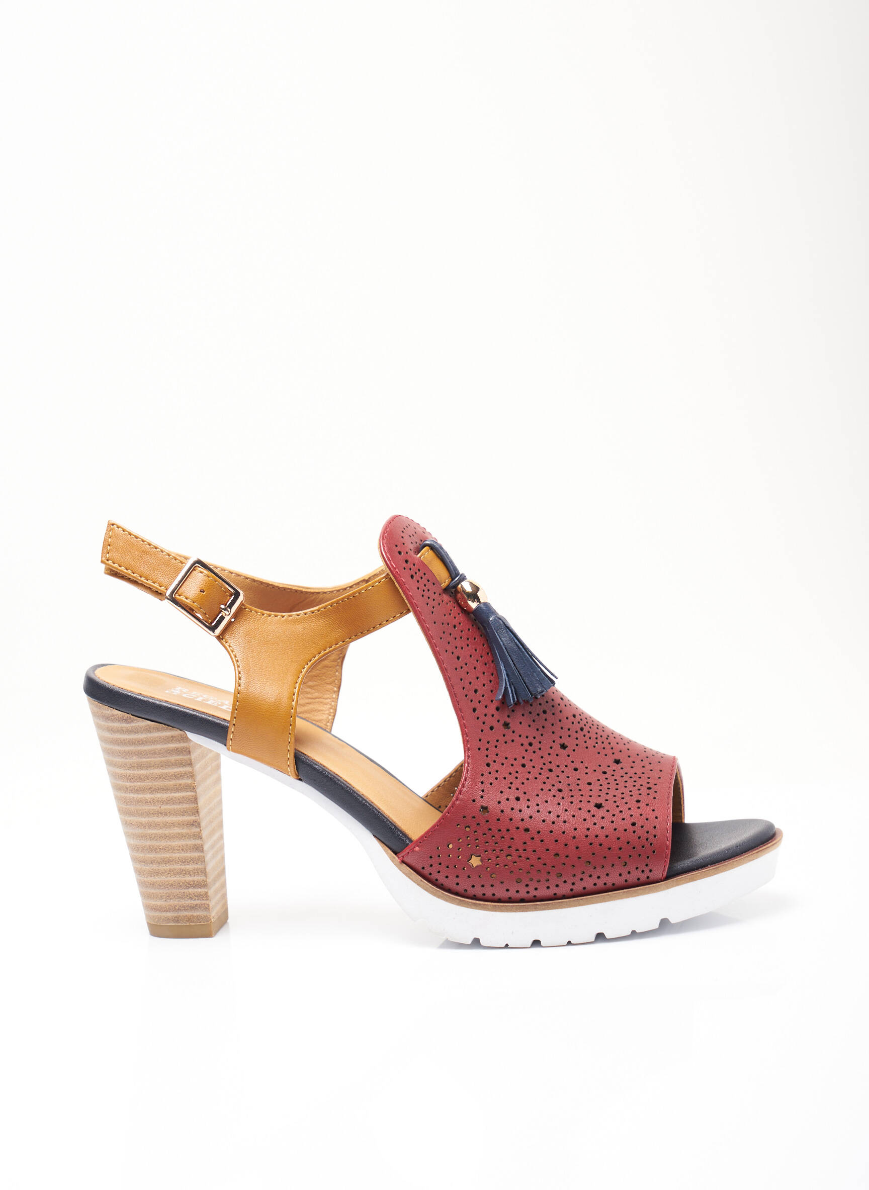 Regarde Le Ciel Sandales Nu Pieds Femme couleur rouge