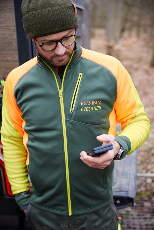 Parforce Powerstretch-Fleecejacke Hatz-Watz