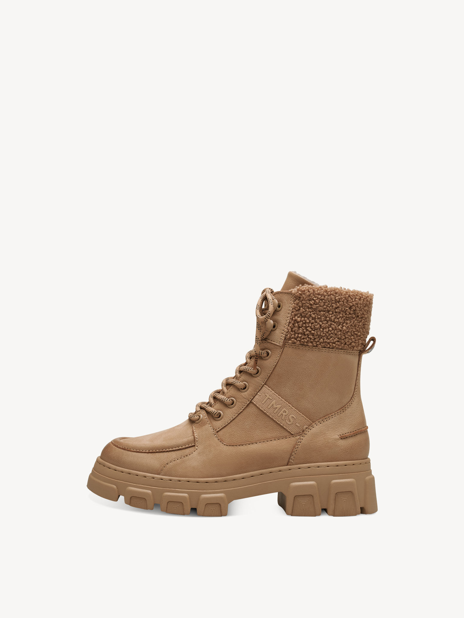 Bottine en cuir - marron doublure chaude