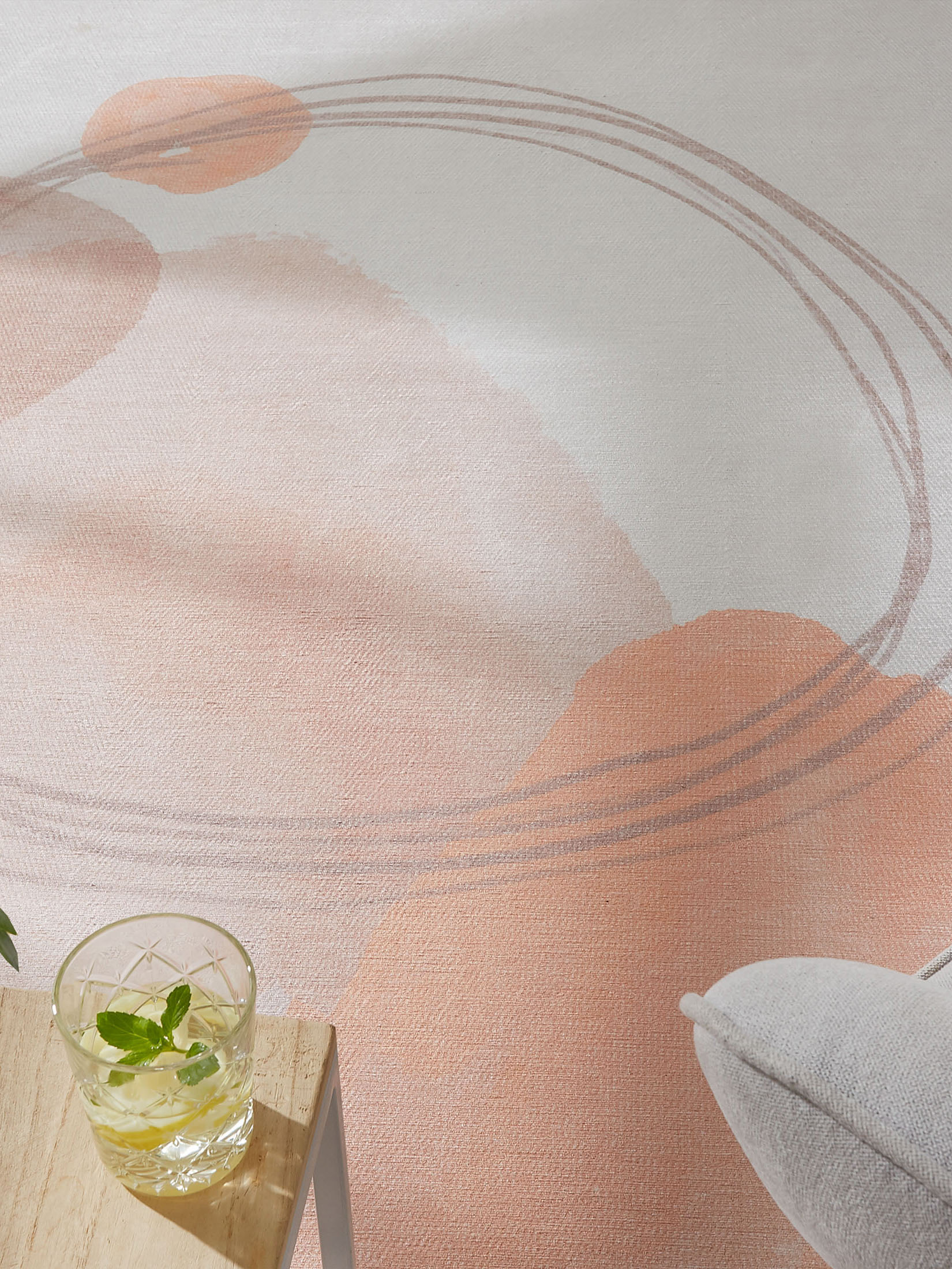 Ciottolo Moderner Teppich, Creme
