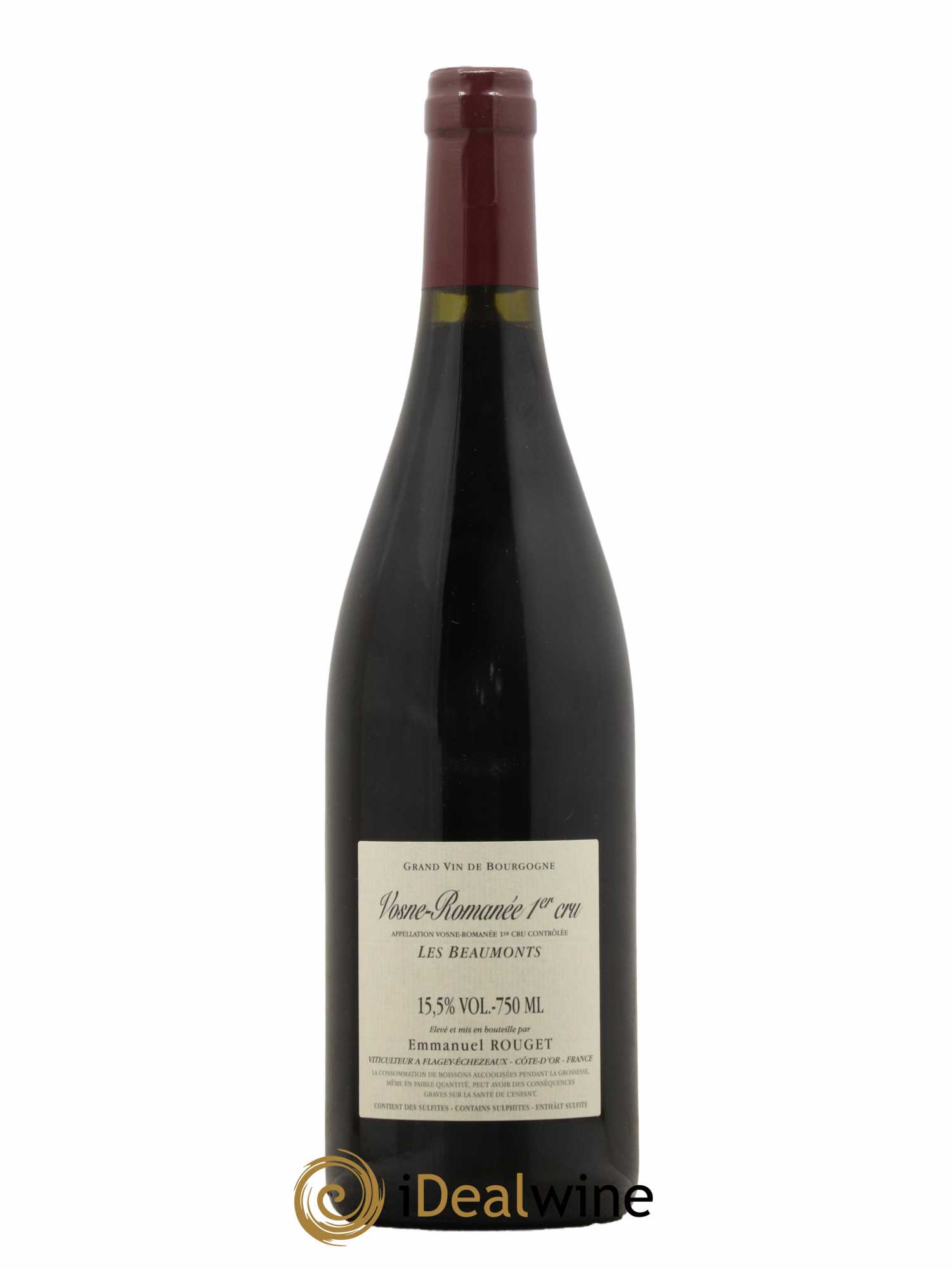 Vosne-Romanée 1er Cru Les Beaumonts Emmanuel Rouget  2020 - Lot de 1 Bouteille