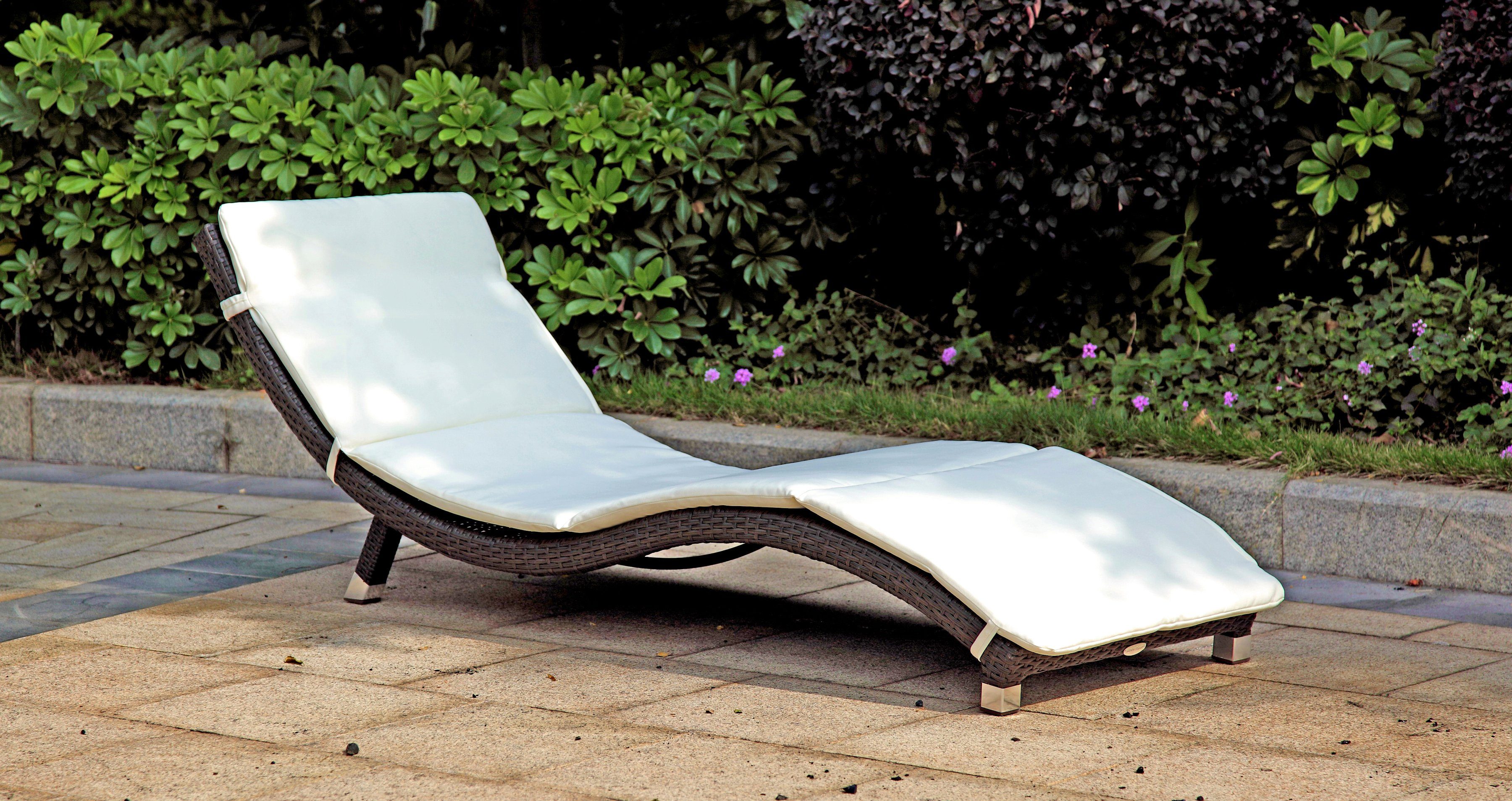 Garden Pleasure Gartenliege CARACAS, inkl. Auflage
