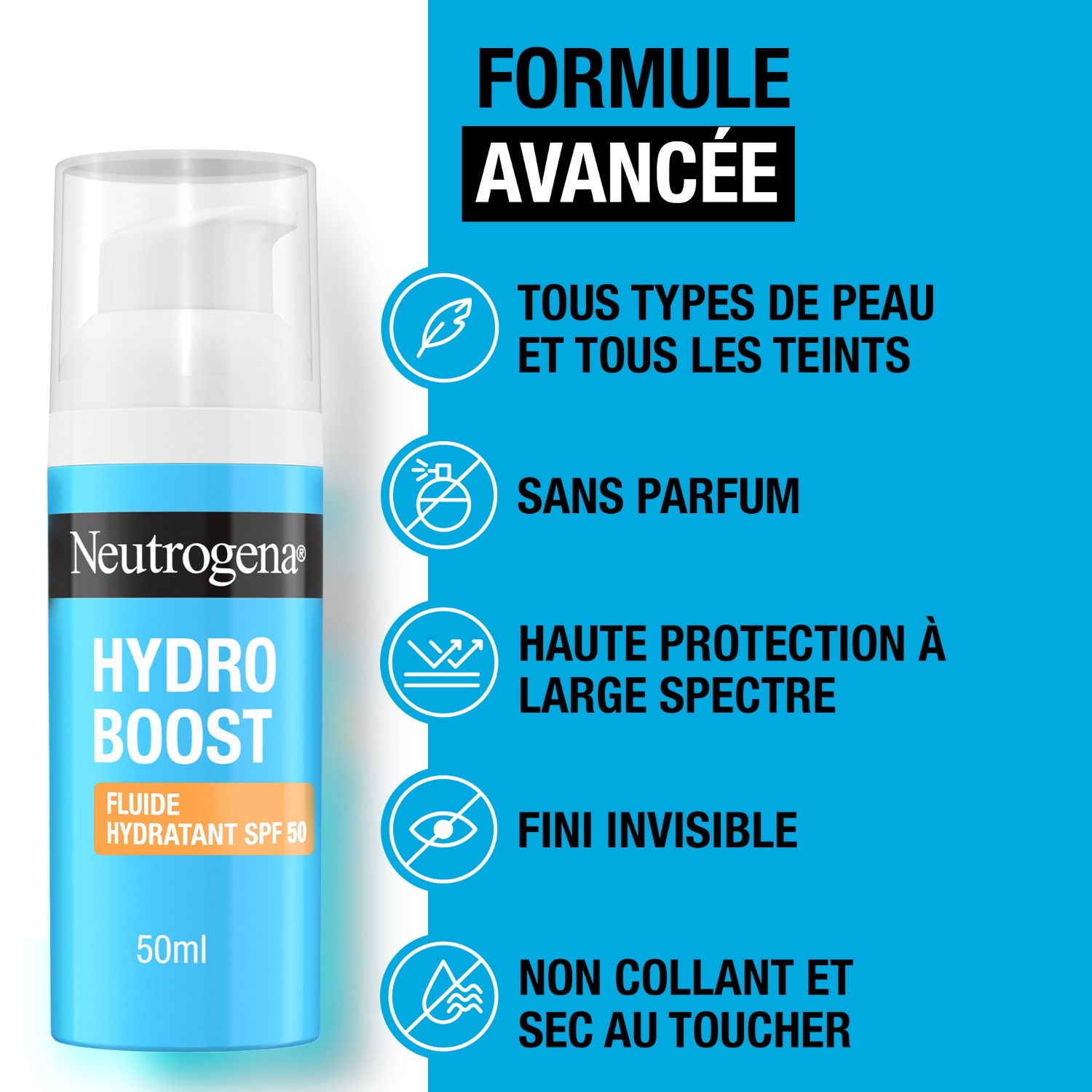 Neutrogena hidratantni fluid s hijaluronskom kiselinom B5 i niacinamidom SPF 50