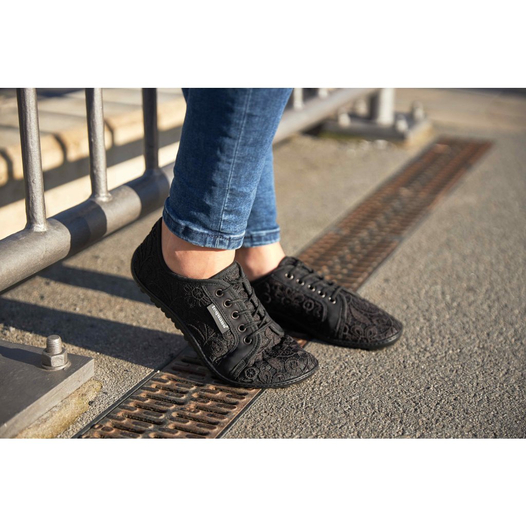 Leguano Amalfi Nero Barfußsneakers